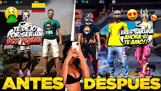 BUSQUÉ La CUENTA De Mi PRIMERA NOVIA COLOMBIANA Que Me *Engaño Con Otro* Por Ser Pobre FREE FIRE!!