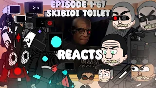 Skibidi Toilet Reacts To Skibidi Toilet Episode 1-67 | Moonlight Cactus |