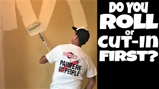 Interior Wall Painting- Do you Roll First or Cut In First? Pro Painter Tips