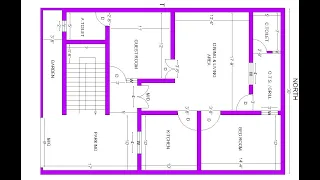 2 room ghar ka neksha | 2 room house plan | 30x44 south facing house plan with parking as per vastu