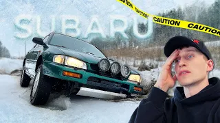 SUBARU IMPREZA IR VĖL NUSKENDO...