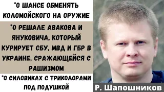 Огромное число силовиков сохранились со времен Януковича и являются фанатами РФ, - Р. Шапошников