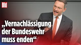 Nach Angriff auf die Ukraine – 100 Mrd. für die Bundeswehr | Christian Lindner