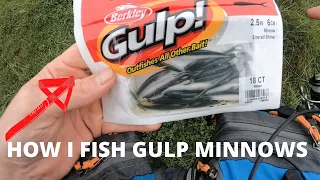 How I Fish The Two Inch Gulp Minnow On The Creek