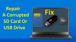 How to fix corrupted usb flash drive | corrupted usb flash drive | usb fix errors|