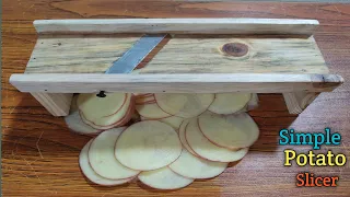 Simple How To Make Potato Slicer || Potato Cutter || DIY Fries Cutter