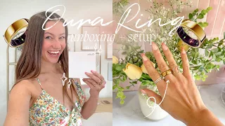 oura ring unboxing + setup! *smart ring* (sleep tracking, Natural Cycles, + first day of use!)