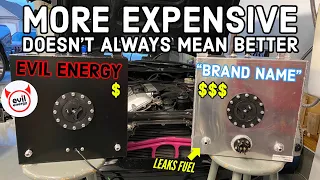 Evil energy fuel cell unboxing and install - E46 M3 M54b30 racecar - The best bang for your buck!