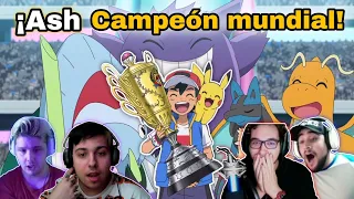 ASH EL GRAN CAMPEON MUNDIAL | DARKRAI, BEELCE, GUILLE Y ZROLY REACCIONAN A LA GRAN VICTORIA DE ASH