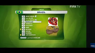 brazil line up with a troll face