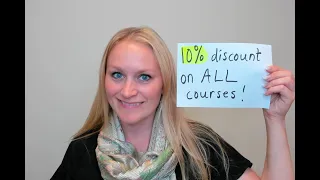 Video 749 10 % discount on all our courses!