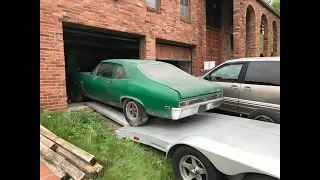 Unconverted 1969 L78 396 Yenko Nova Found In Western PA Parked Since 1978