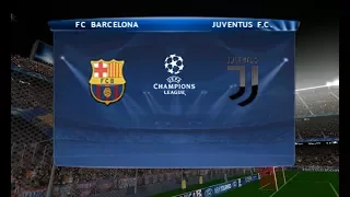 PES 2018 (PS2) Barcelona vs Juventus - Champions League - Leo Messi Solo Goal!