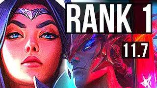 IRELIA vs YONE (MID) | Rank 1, Rank 1 Irelia, 12/3/4 | BR Challenger | v11.7