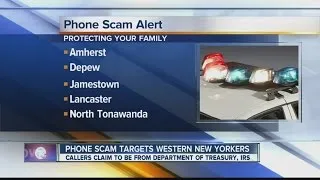 Police warn of IRS, Treasury Dept. phone scam