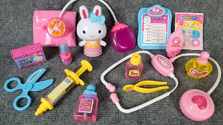 7 Minutes Satisfying with Unboxing Hello Kitty Cute Pink Doctor Nurse Set ASMR