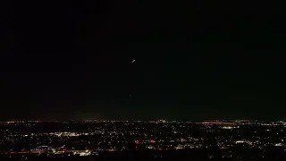 SpaceX night launch of Starlink 4-6 in 4K from drone