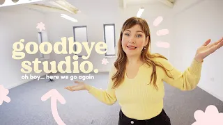 We are moving..AGAIN 📦 New Studio Tour & Our Small business Journey (From the start)