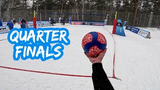 Quarterfinals snow volleyball | FIRST PERSON INTERNATIONAL VOLLEYBALL COMPETITION | 2024