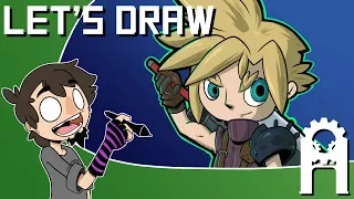 Let's Draw - Cloud Strife [FFVII]