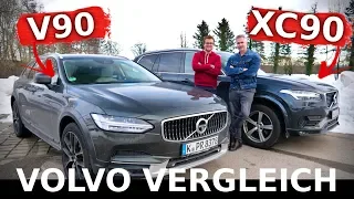 VOLVO V90 Cross Country D5 vs. XC90 R-Design D5 | SUV oder hochgebockter Combi? Fahr doch