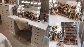 LAURA'S MAKEUP COLLECTION AND STORAGE