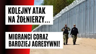 KOLEJNY ATAK migrantów na ŻOŁNIERZY! Byliśmy na GRANICY z Białorusią. Mieszkańcy czują NIEPOKÓJ