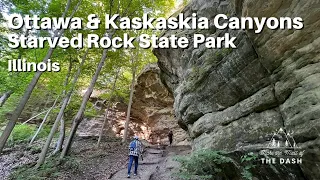 Kaskaskia Canyon & Ottawa Canyon at Starved Rock State Park - Oglesby, Illinois