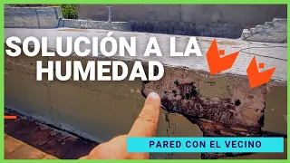 💧Como solucionar problemas de humedad/💧Pared con el vecino