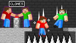 Our EVIL CLONES TRAPPED US In Minecraft!