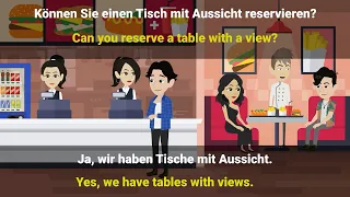 Jeden Tag 30 Minuten Deutsch lernen | Restaurant | Häufige Fragen und Antworten zu Restaurants