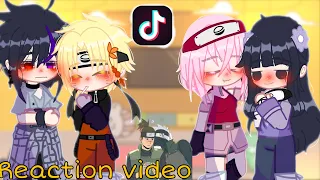 Team 7(+Hinata) React To SasuNaru and SakuHina||TikTok