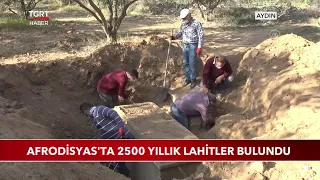 Kaçak Kazı Yapılan Bölgede 2500 Yıllık Lahit Bulundu