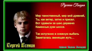 Мир таинственый мир мой древний— Сергей Есенин — читает Павел Беседин