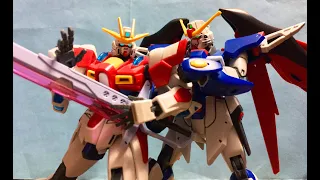 Gundam Seed Destiny × Gundam Build Fighters Try: Showdown! Blaze through the Destiny (stop-motion)