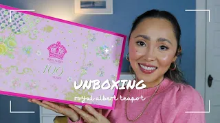 🤍 Unboxing ROYAL ALBERT 100 Year Collection |  Teapot & Dessert Tier 🤍