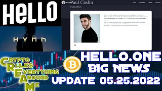 Hello.One  Collab UPDATE!! Paul Caslin speaking at the COINMARKETCAP GLOBAL CAPITAL CONFERENCE!