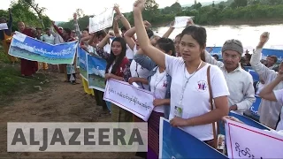Villagers in Myanmar fight construction of dam
