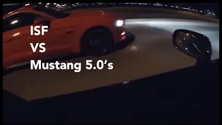 Lexus ISF VS Mustang GT 5.0’s
