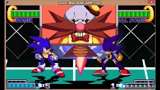Sonic arcade but with cut scenes (Sonic The Fighters Blitz Hyper) finale