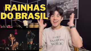 Ludmilla e Anitta - Favela Chegou | COREANO REACT