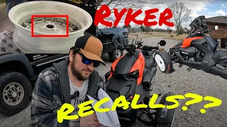 Things to Know Before You Buy Canam Ryker & Recalls