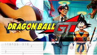 Dragon Ball GT - Dan Dan Kokoro Hikareteku - Fingerstyle Guitar (Tabs) Chords