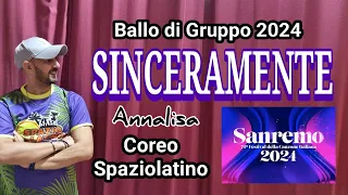 Sinceramente 💋- Annalisa/ Ballo di Gruppo 2024 /Sanremo 2024 /Coreo @paolopicciariellospaziolatino