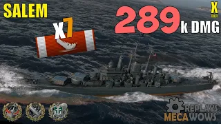 Salem 7 Kills & 289k Damage | World of Warships Gameplay