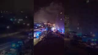 Pożar w mieszkaniu przy ul. Gagarina w Toruniu - cz. 4