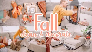 FALL CLEAN & DECORATE WITH ME // FALL CLEANING MOTIVATION // FALL HOMEMAKING // FALL SUNDAY RESET