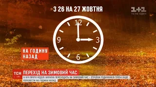 Стрілки назад: цими вихідними Україна переходить на зимовий час