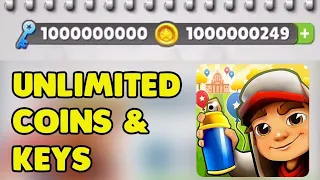 How To Get Unlimited Coins and Keys On Subway Surfers 🔥99999999🔥