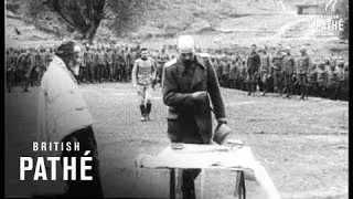 Serbian Army Ready Again Aka Serbian Soldiers In Religious Ceremony (1916)